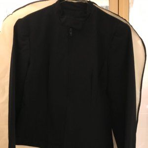 BCBG Black Matte Slim Fit Jacket